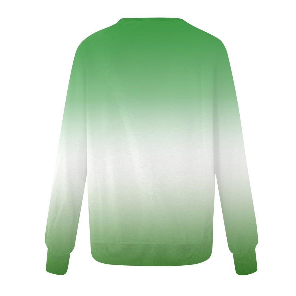 Женская рубашка, повседневная футболка с длинными рукавами и рождественским принтом, круглый вырез и нашивка, топ