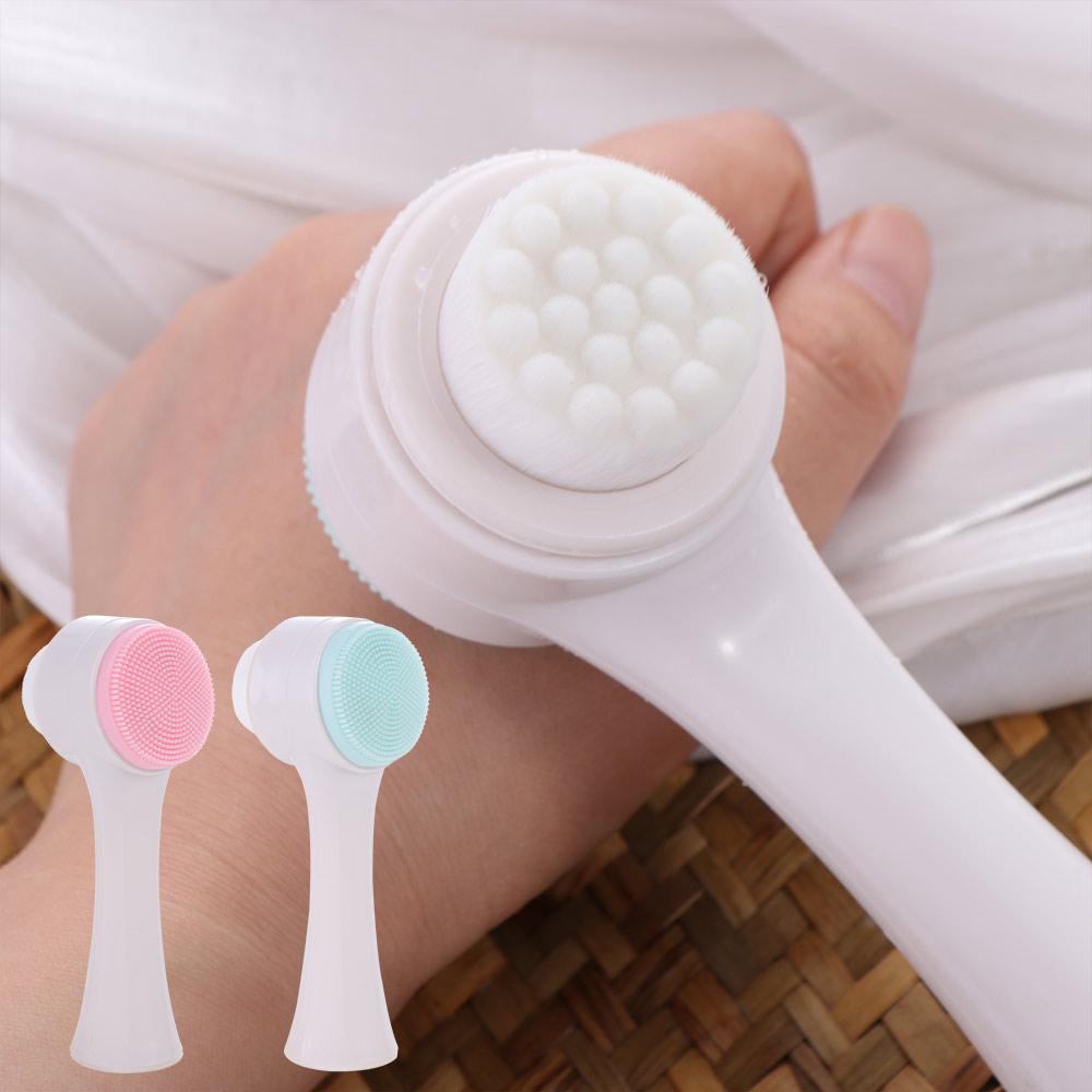 Мягкая отшелушивающая щетка для лица Силиконовая щетка для очищения лица Косметические инструменты