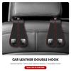 Car Headrest Hook Rear Seat Hanging Dual Hook Hanger Universal For Mercedes Benz AMG A C E S G Class W201 W210 W108 W204 W205 CLNOP1