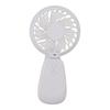 Etsumi Handy Fan Etsumi VV-82423 Портативный вентилятор с клипсой, 4-сторонний белый, USB-зарядка, Ручной настольный, Клипса для шеи, Шнурок для шеи в комплекте