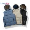 Cozy Up Мужской зимний жилет для улицы, верхняя одежда, жилет без рукавов со съемным капюшоном и мягкой подкладкой