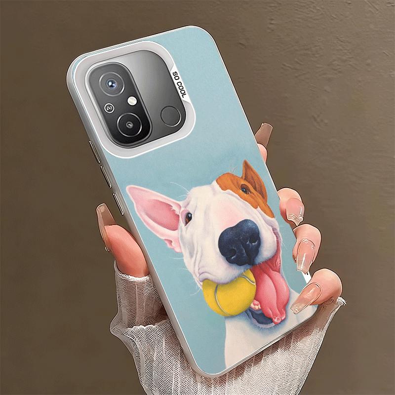 Bull Terrier Dog Cute Puppies Shockproof Phone Case for Xiaomi Poco X7 X6 X5 X3 Pro F7 Ultra M8 Redmi 15C 15 14C 13C 12C 10C 13