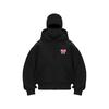 Sweatshirt Hooded Y2K Men Winter Warm Mask Zipper Design Sports Jacket Ninja Zipper Black Hoodie Embroidery Graphic