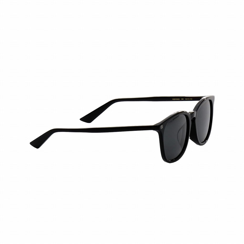 Gucci GG0154SA 001 Asian sunglasses, unisex, 53, fit.