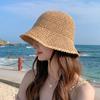 2022 летняя соломенная шляпа женская складная уличная шляпа Gorros Sunshade Hollowed Panama Hats Beach Caps Fashion Elegante Cap