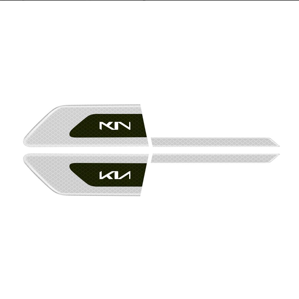 cqlsev1 Car Fender Safety Warning Sticker Anti-collision Decal For KIA Sportage Picanto Rio Ceed Cerato Soul Sorento KN Auto Accessories