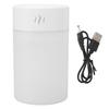 Mini Humidifier 260ml Colorful LED Light USB Charge Simple White Portable Desk Humidifier for Bedroom Office Car