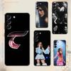 Чехол для телефона T-Tini S-Stoessel для Samsung Galaxy A 73,72,51,53,52,71,22,5G,Note,J7,8,9 Мягкий черный чехол