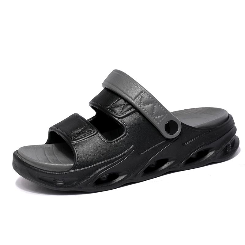 Мода 2025 Новые мужские массажные тапочки Домашние уличные сандалии Пляжные удобные мягкие шлепанцы Клоги Повседневная обувь Мужчины Женщины Домашние тапочки