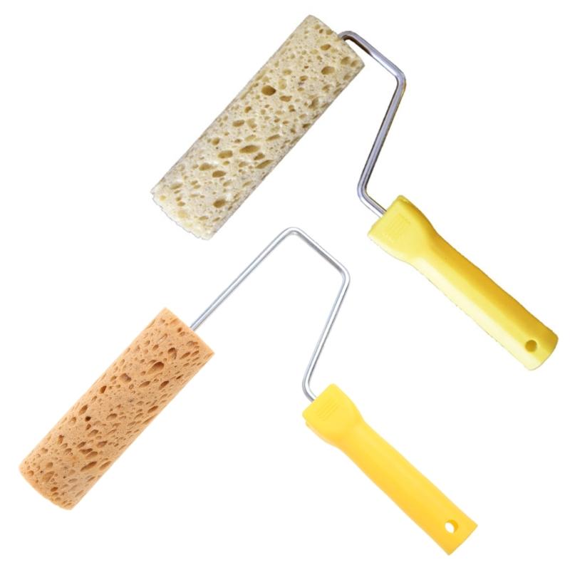 Практичная губка-ролик из морских водорослей 4/6 дюйма с художественным узором для декора дома Диаметр 4,8 см/1,89'' Инструменты для рисования