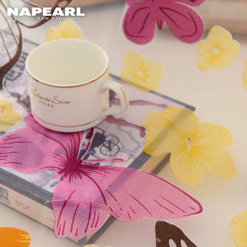 1 шт., прозрачная тюлевая занавеска с принтом бабочки для кухни, украшения дома, индивидуальный NAPEARL