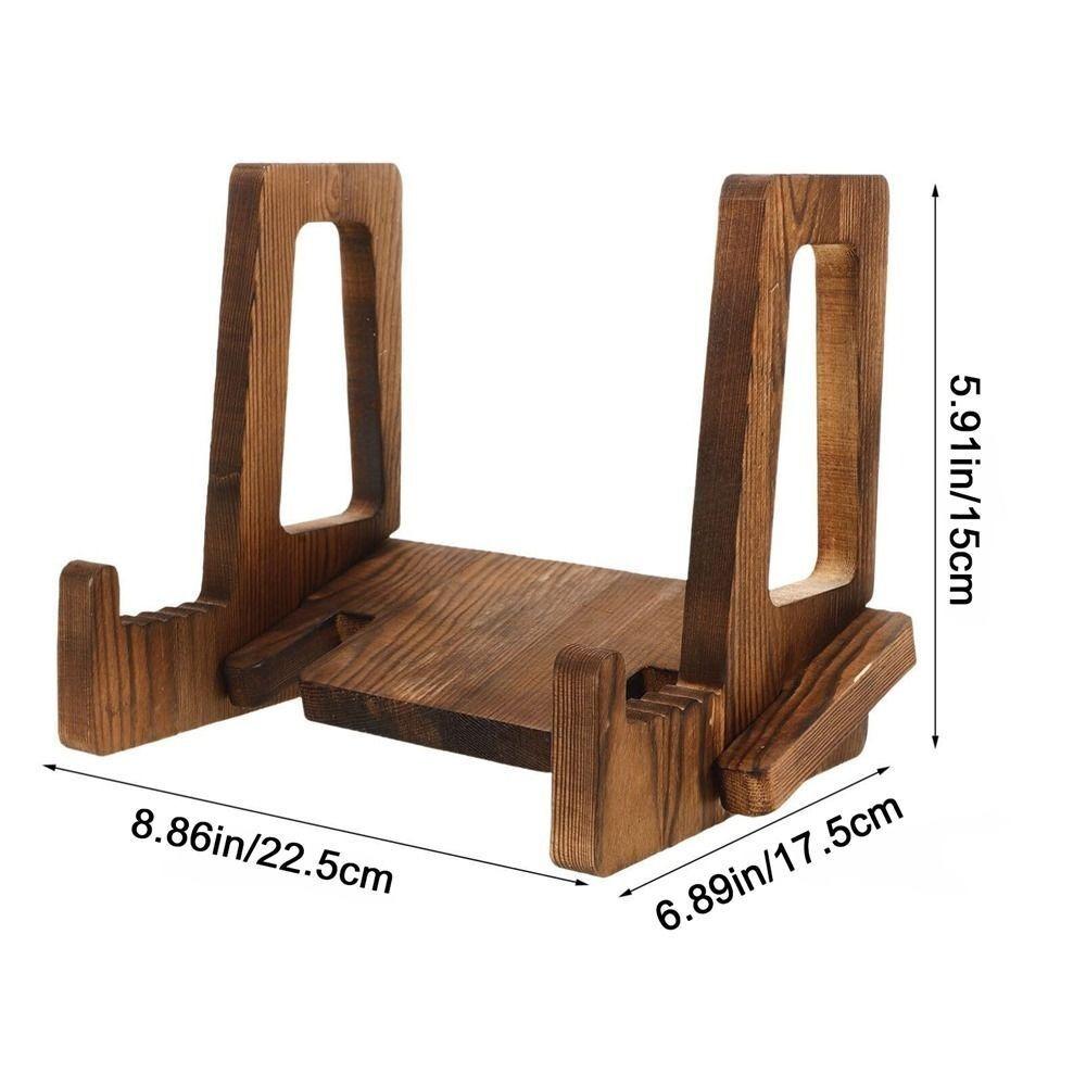 Стенд для книг с волновым дизайном, регулируемый размер, подставка для виниловых пластинок для планшета с фоторамкой