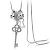 New Punk Key Shaped Choker Necklace Fashion Crystal Long Necklaces Pendants For Women Charm Sweater Chain Collar Jewelry Bijoux