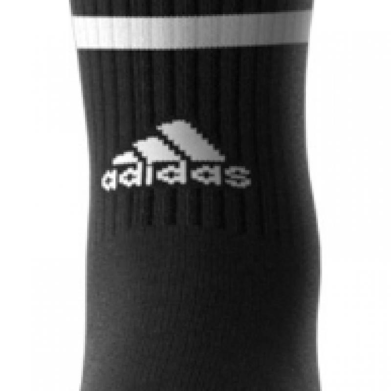 adidas Носки с амортизацией Crew Черно-белые Ic1321 3 пары