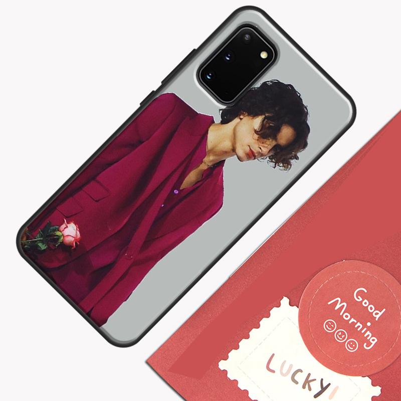 Чехол для телефона с изображением актера Тимоти Шаламе для Samsung Galaxy S25 S26 Ultra S20 S21 S22 S23 S24 Plus S9 S10 S25 FE Защитный корпус
