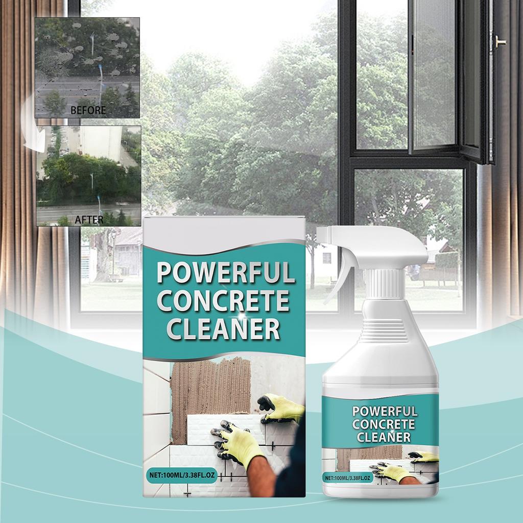 Очиститель цемента сильно растворяет настенную плитку Цемент для удаления дверей и стекла Очиститель цемента для бетона 100 мл
