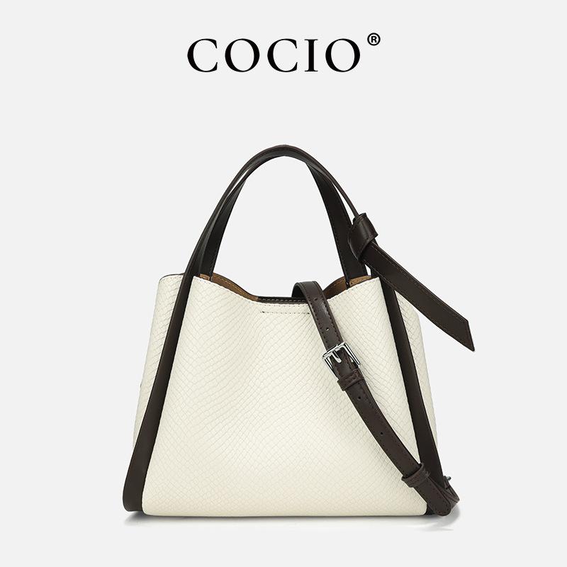 2025 Spring/Summer New Niche Design High-End Handbag Fashionable Casual Large-Capacity Shoulder Crossbody Bucket Bag