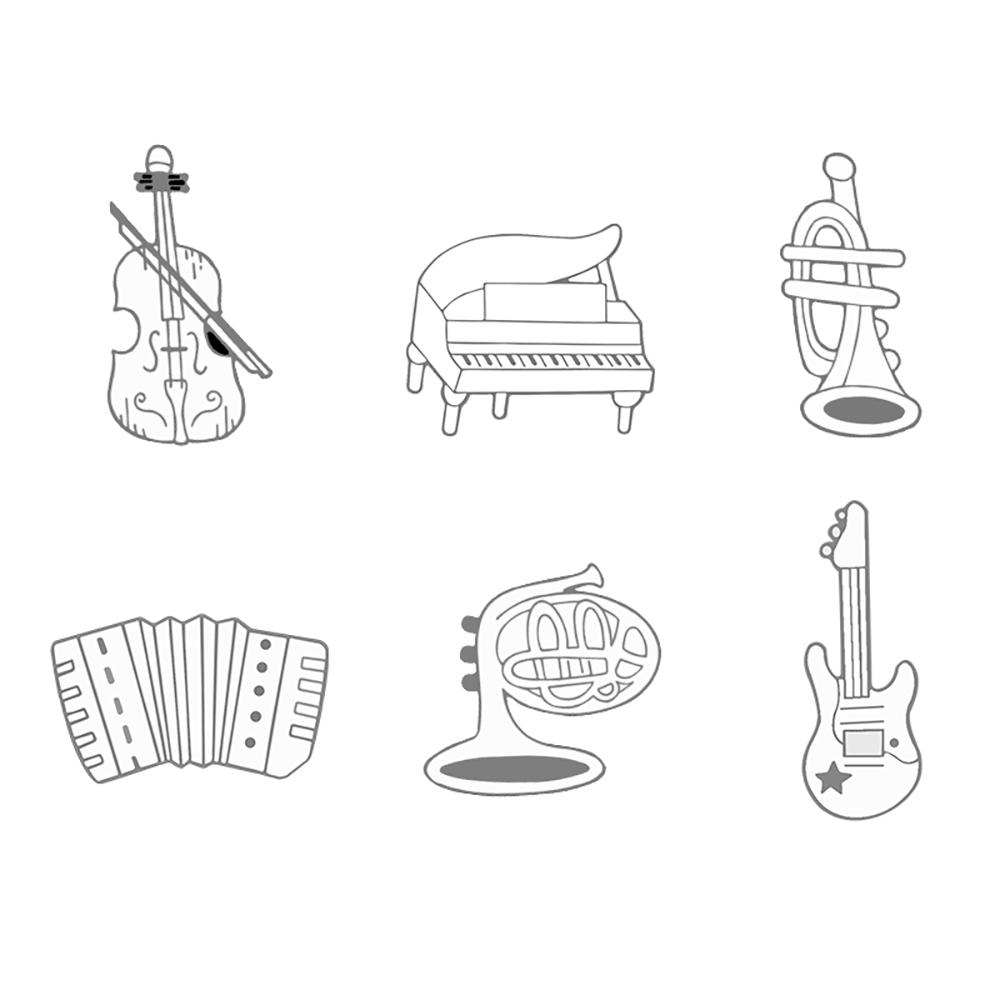 5-7pcs Punk Witch Skull Brooches Cartoon Anime Dinosaur Skeleton Heart Enamel Pin Animal Cats Bag Lapel Badges Jewelry