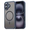 Чехол для iPhone 16 Plus, совместимый с MagSafe, противоударный, из ПК + ТПУ, защитная крышка для телефона