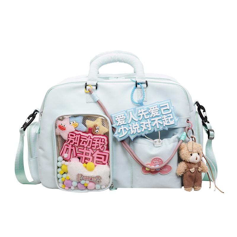 Personalized Schoolbag Japanese Large-Capacity Student Class Backpack Girl Make-Up Class Cartoon Shoulder Bag Luggage Bag