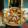 Wonderful Large 91.44 ANCHOR BRASS Wooden Wheel Captain Boat Home Decor Ship Carved Brass Gift
