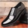 Трехсекционные кожаные туфли, молодежные свадебные туфли, формальная охрана, профессиональные деловые мужские трехсекционные деловые официальные кожаные туфли,