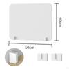 Classroom Desk Partition Board with Clamps for Versatile Use Protective Barrier