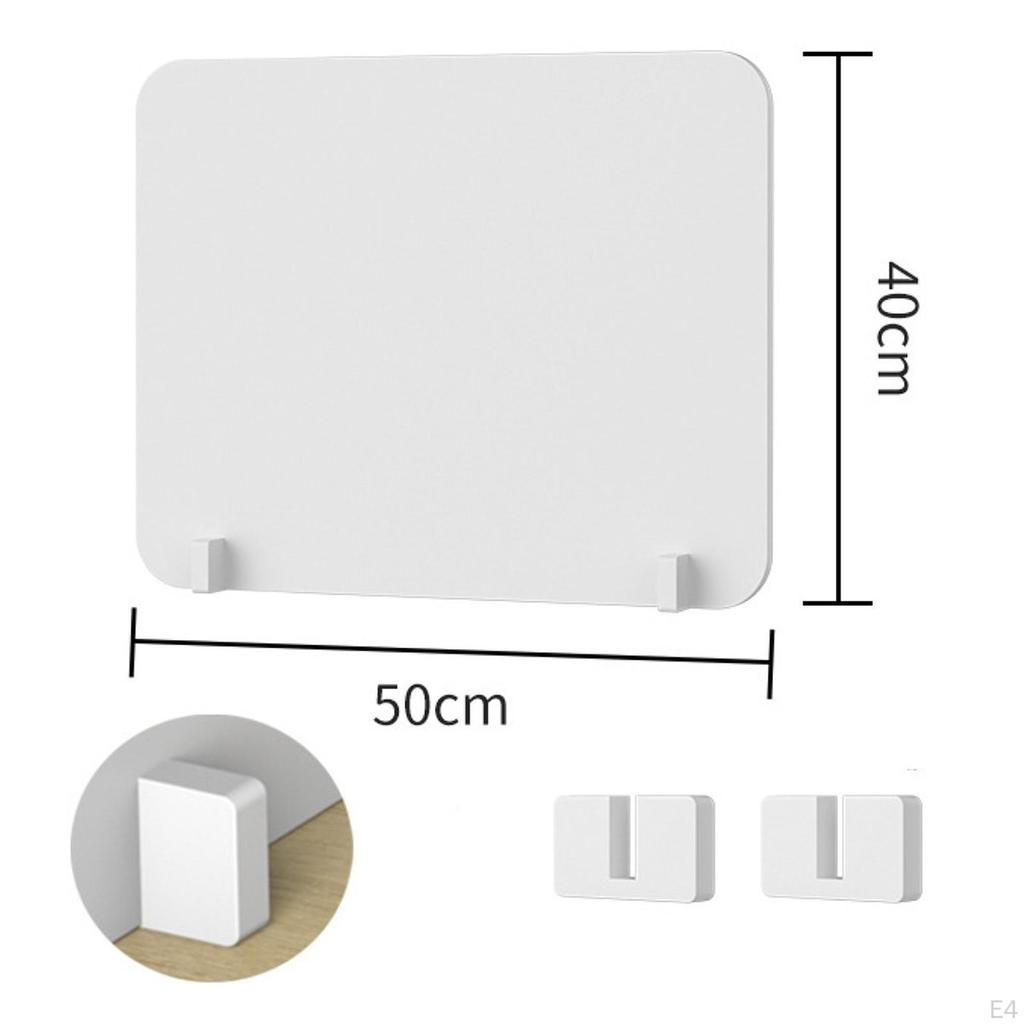 Classroom Desk Partition Board with Clamps for Versatile Use Protective Barrier
