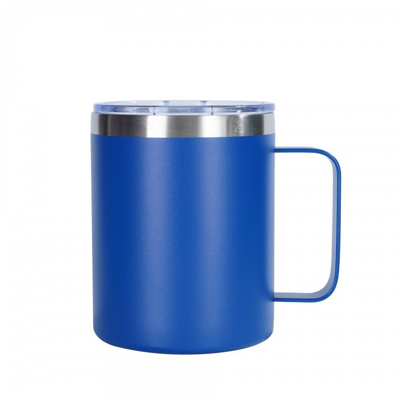 12oz Stainless Steel Vacuum Insulated Travel Mug With Handle Double Wall 304 Coffee Cup Office Home Outdoor