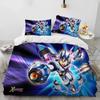 3D Rockman Megaman Game Cartoon Bedding Set Duvet Cover Sheet Print Bed Set Pillowcase Full Queen King Size Comforter Bedroom