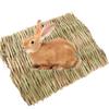 Bunny Woven Straw Pet Accessories Hamster Sleeping Bed Rabbit Grass Chew Mat Pet Cage Pad Grass Mat