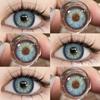 1Pair New Colored Contact Lenses For Eyes Blue Contact Soft Naturally Cosmetics Pupils Brown Hybrid Lenses Yearly Use