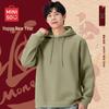 MINISO Men's Loose Casual Fleece Hooded Sweatshirt