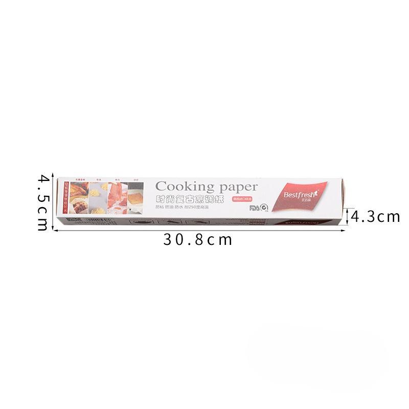 5m Paper Grease Resistant Basket Liner Oilpaper Bread Sandwich Burger Fries Wrappers Baking Tools