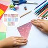Origami for Origami Thousand DIY Colored Pack of 100 Double-Sided Paper, 15x15cm, Square, Crafts, Cranes, Art, Paper, (Style 2)