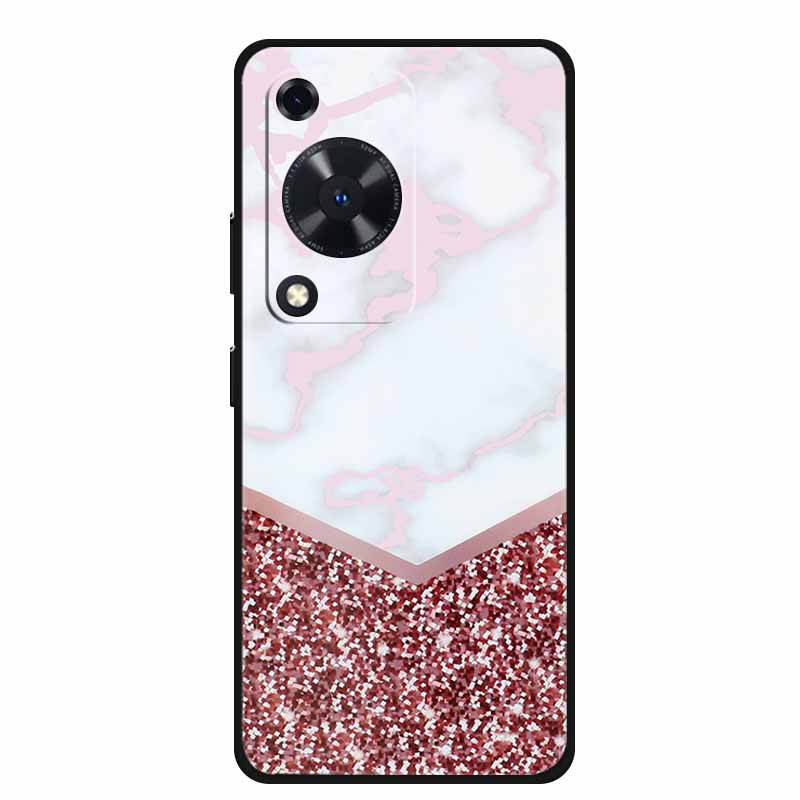 Чехол для Huawei nova Y72 Мраморный Мягкий Силикон ТПУ Чехлы для Телефона Задняя Крышка Для Huawei Enjoy 70 NovaY72 Расписной Ударопрочный Чехол