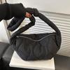 Women Large Capacity Quilted Tote Bags Down Cotton Padded Shoulder Bags Messenger Bag Fashion Girls Underarm Bags Puffy Handbags KTY