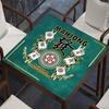 Настольный коврик для маджонга, покер, домино, маджонг, плитка, карточная настольная игра, противоскользящий шумоподавительный квадратный коврик для игры в маджонг