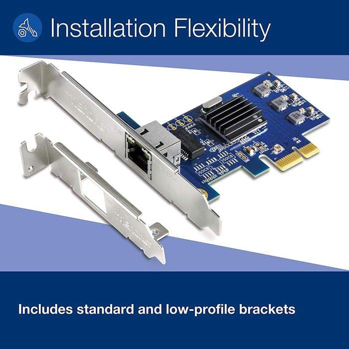 Сетевой адаптер Trendnet 2.5gbase-t pcie черныйКастомизация ПК 2.5GBASE-T PCIE СЕТЕВОЙ АДАПТЕР 244855