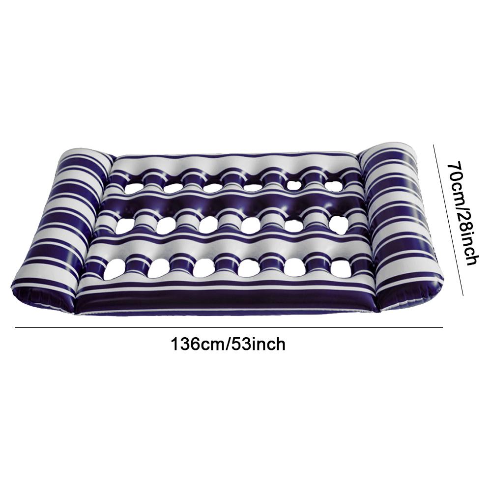 Надувная водная спальная кровать, плавающий шезлонг из ПВХ, надувной матрас, складной надувной матрас для бассейна, игрушки для плавания на открытом воздухе