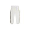 Retro Color Block Drawstring Knit Joggers Men Joggers White 625823-65