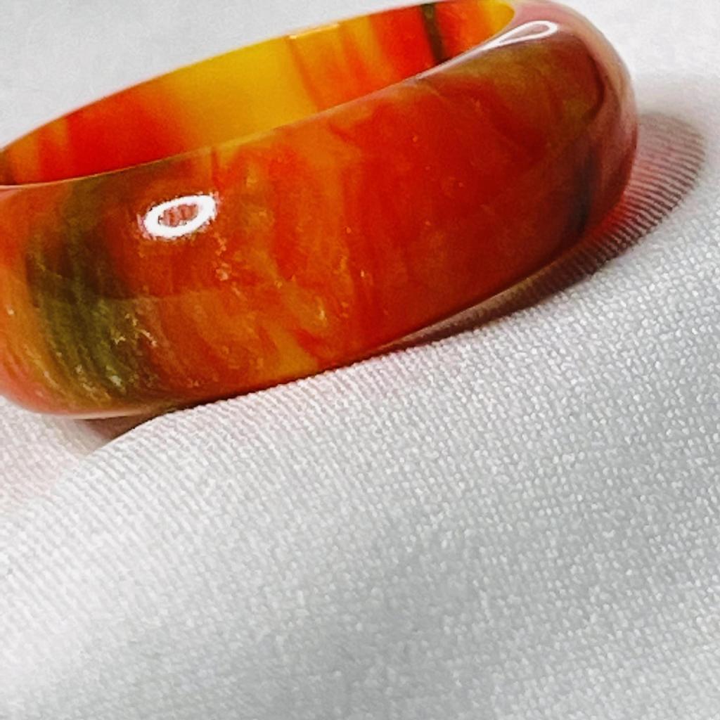 Простое персонализированное цветное невыцветающее кольцо с цветной вспышкой Радужное кольцо