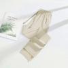 Брюки из шелка для загара Ice Silk, для пар из шелка и мужчин, быстросохнущие брюки Ice Silk, летние, тонкие, повседневные, прямые, тонкие, широкие брюки, пышные брюки