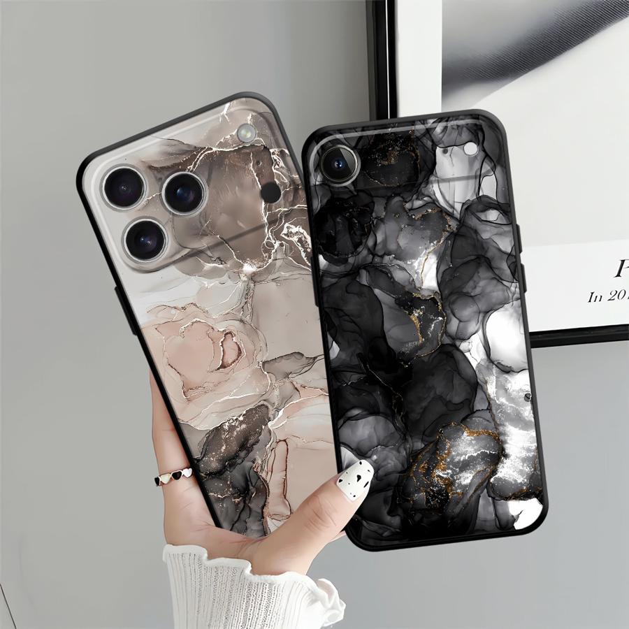 Чехол для телефона Funda для Apple iPhone 17 Pro Max XR XS MAX 12 Air 14 11 16 15 Pro 7 8 13 Минималистичный узор