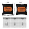 Blanton Bourbon Coral Square Pillowcase Polyester Linen Velvet Pattern Zip Decor Throw Pillow Case Car Cushion Case