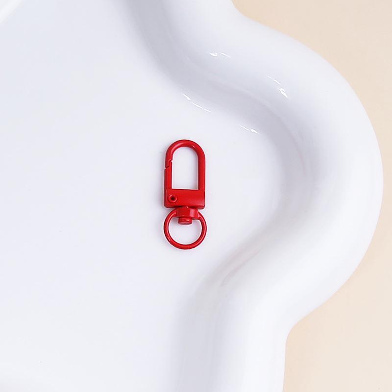 Yogodlns Мини карабины-брелоки из алюминиевого сплава случайных конфетных цветов - 10/50 шт.