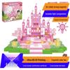 Розовый Замок Кубик Магнитный Набор Строительных Блоков - Образовательная Игрушка STEM