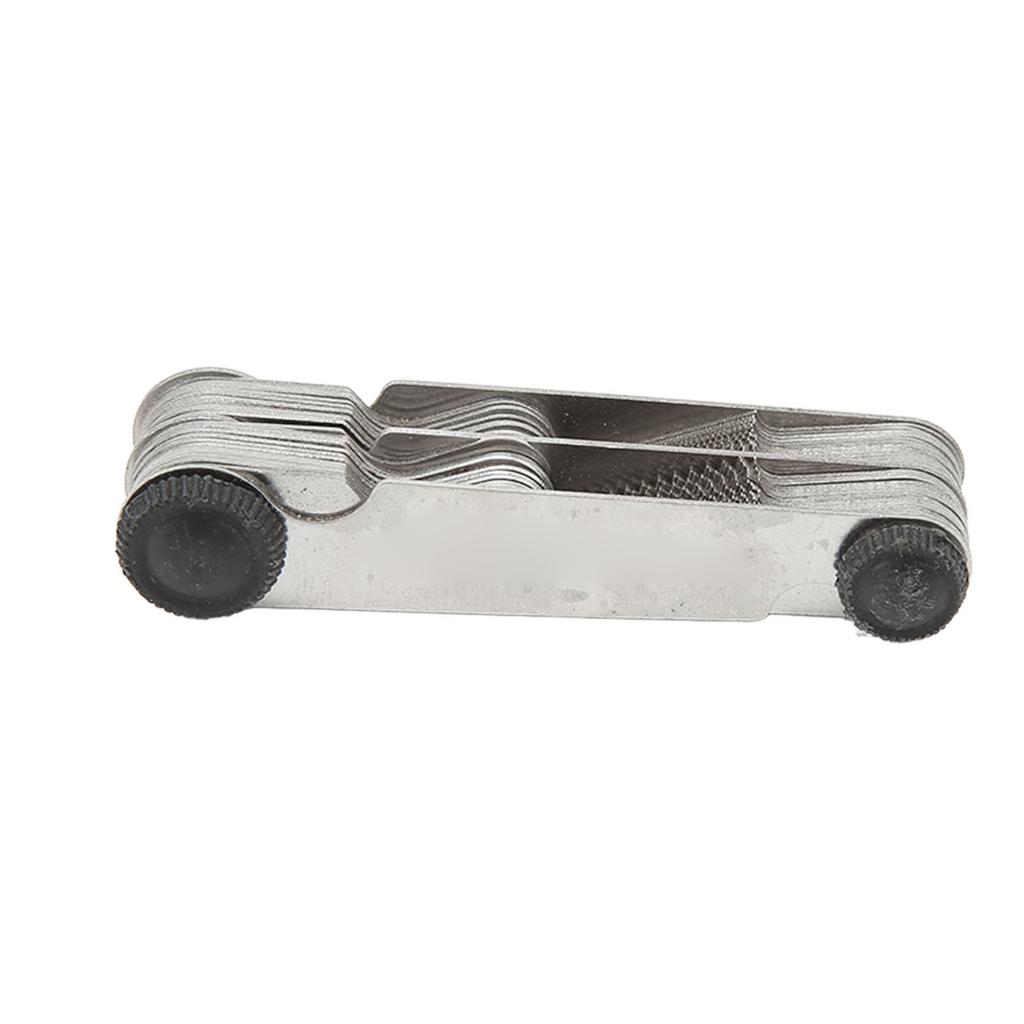 Металлический резьбомер для гитары Метрический Имперский 55 60 градусов Инструмент для измерения шага резьбы