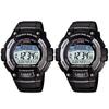 CASIO Standard Tough Solar Pair Watch Мужские Женские Водонепроницаемые Интервальные Таймеры Спортивные Беговые Часы W-S220-1AJFW-S220-1AJF