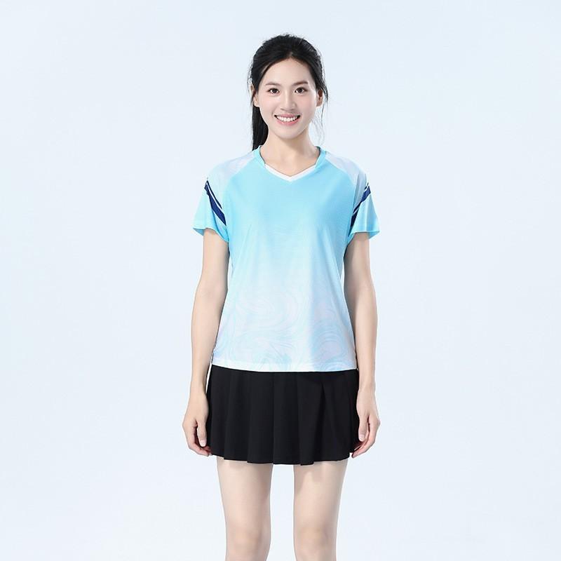 High-quality quick-drying and breathable badminton jersey, the same for men and women, summer sports short-sleeved suit, new printing